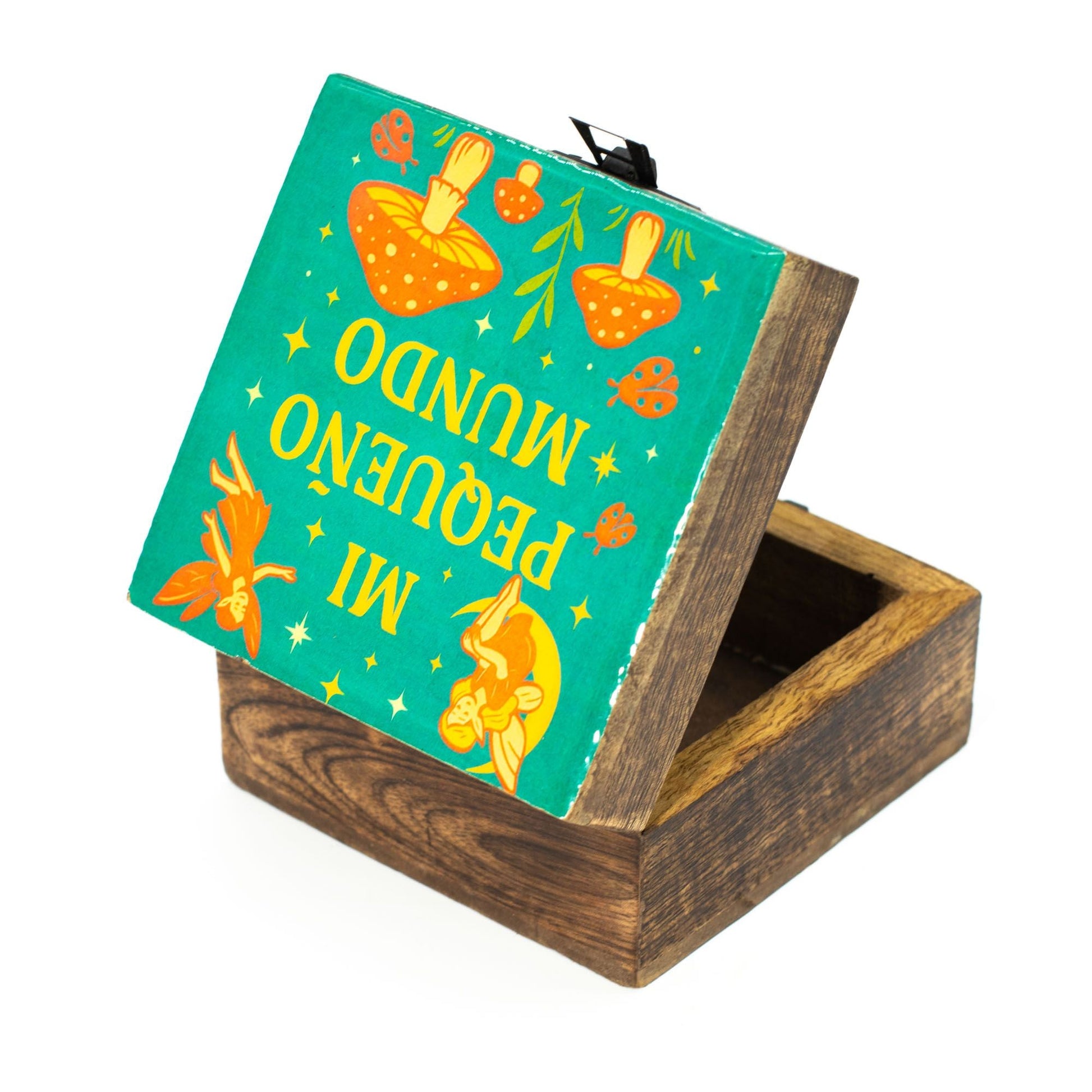 Small Enamelled Box - Mi Pequeno Mundo - Luna Panther