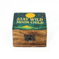 Small Enamelled Box - Stay Wild Moon Child - Luna Panther