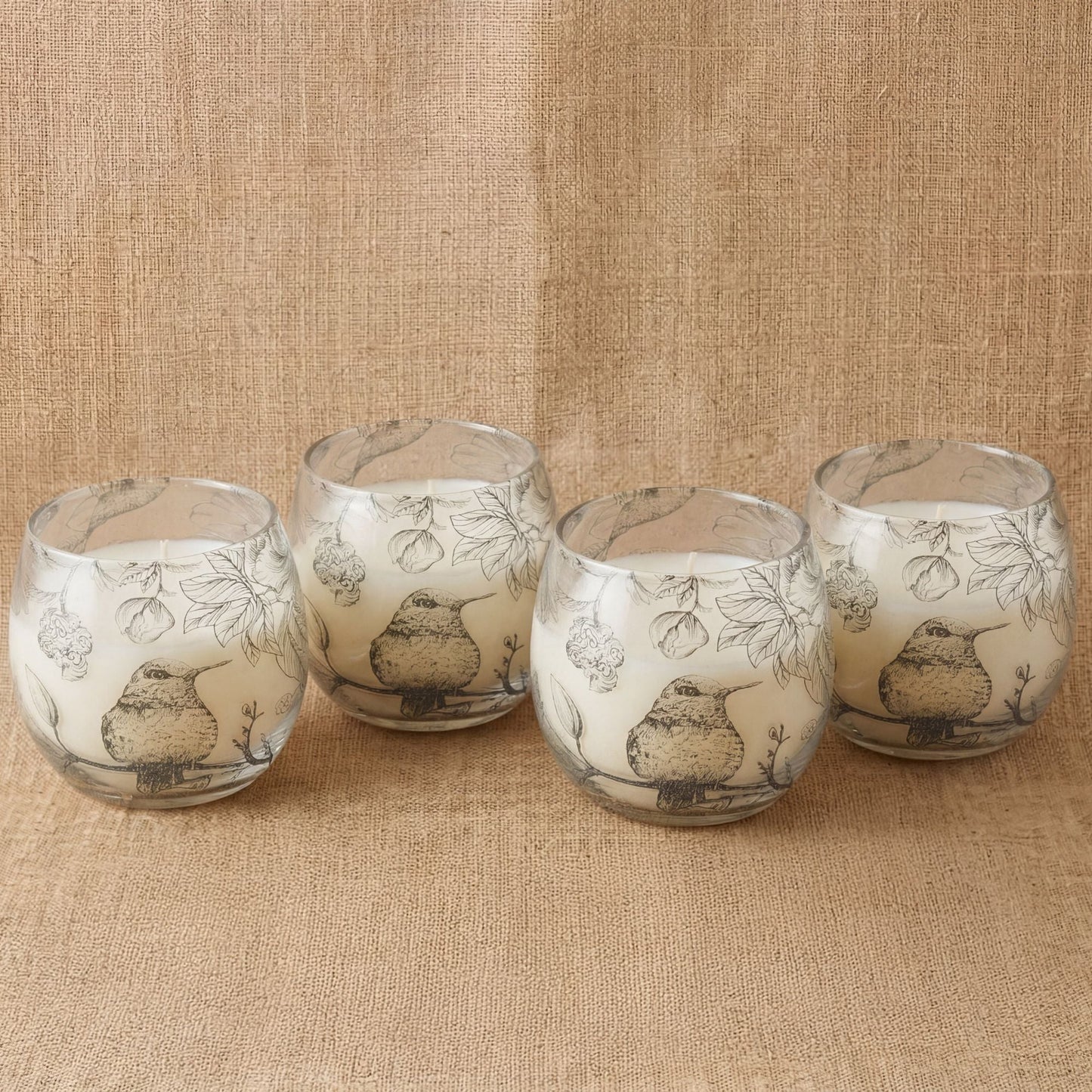 Small Glass Jar Candles - Drawn by Flame - Luna Panther