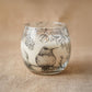Small Glass Jar Candles - Drawn by Flame - Luna Panther