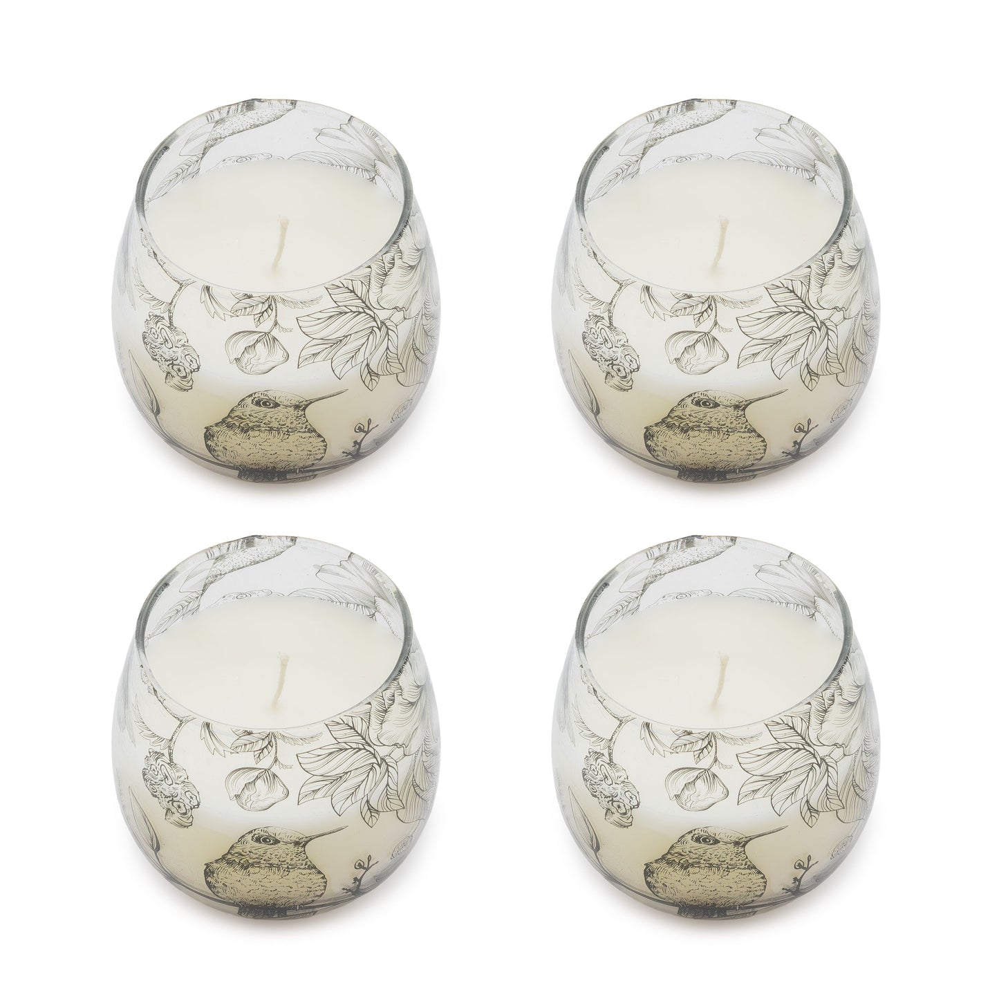 Small Glass Jar Candles - Drawn by Flame - Luna Panther