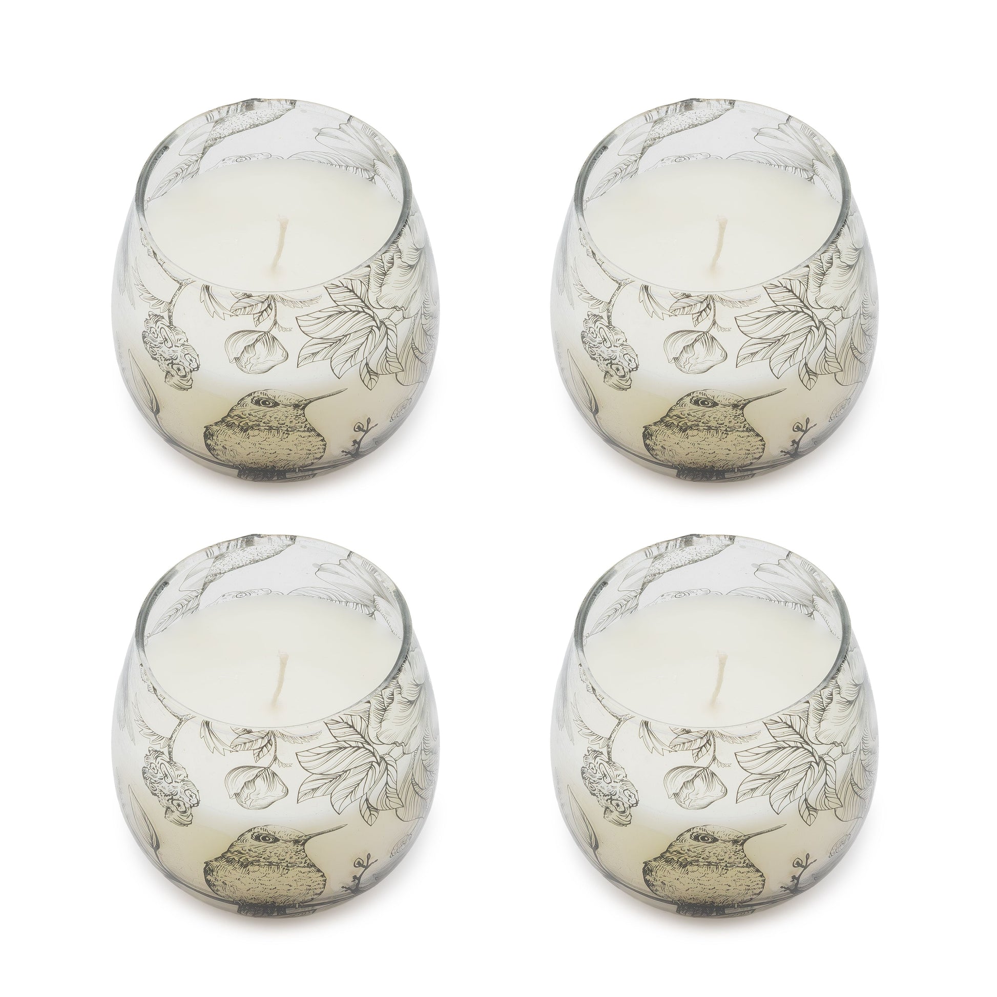 Small Glass Jar Candles - Drawn by Flame - Luna Panther