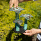 Small Golden Mushroom Art - 20cm - Greenwash - Luna Panther