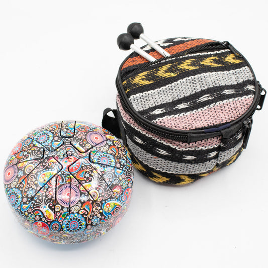 Small Hapi Drum Om Mandala - 13x9cm - Luna Panther