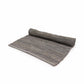 Small Indian Handloom Cotton Rug - Charcoal - Luna Panther