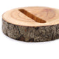 Small Log Phone Holder (slot) - Natural - Luna Panther