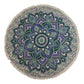 Small Mandala Roundie Cotton Art (130cm) - Teal & Blue - Luna Panther