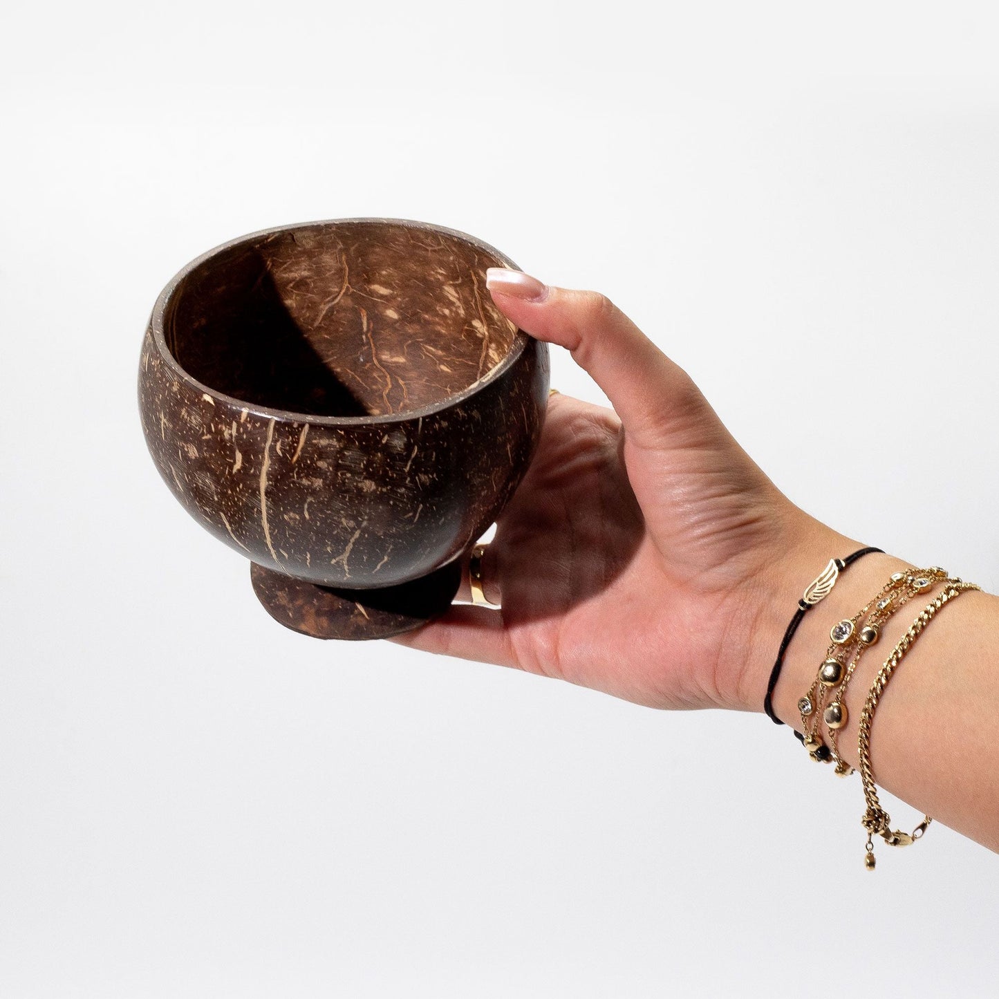Small Natural Coconut Bowl - Luna Panther