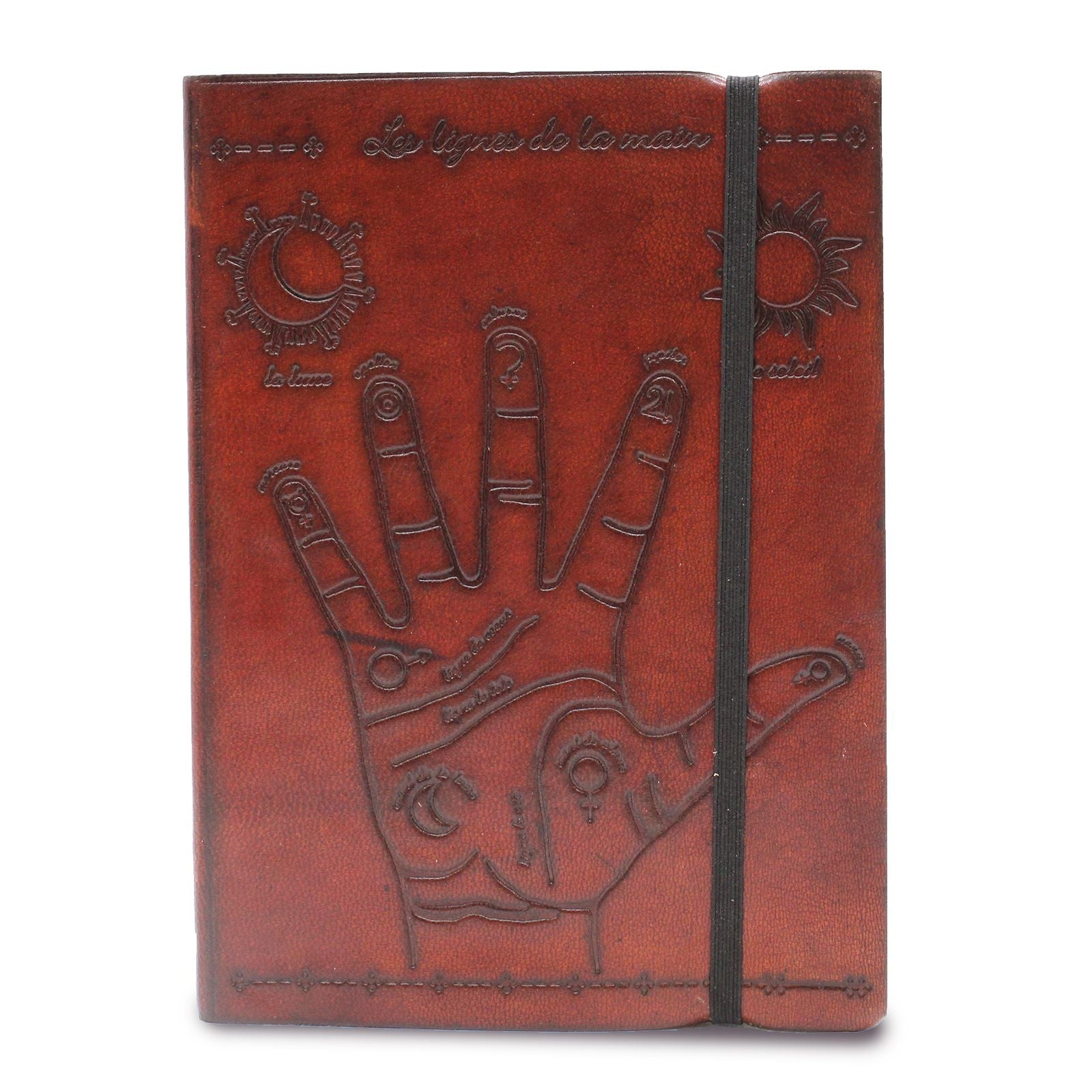 Small Notebook with strap - Palmistry - Luna Panther