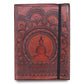 Small Notebook with strap - Tibetan Mandala - Luna Panther