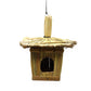 Small Square Seagrass Bird Box 18x13cm - Luna Panther
