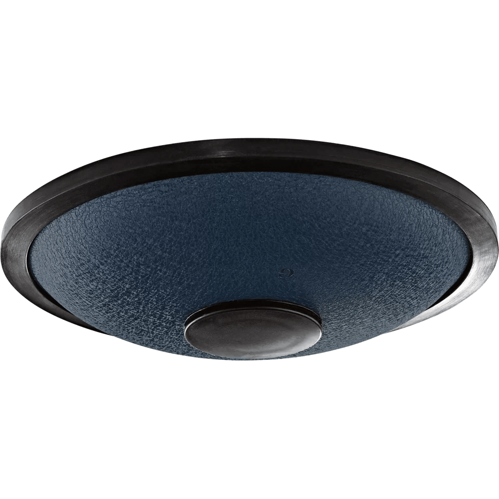 Polished Small Steel Tongue Drum 7 Tongue Drum G Minor Navy Blue Sstd2Nb featuring natural patterning and unique variations - Luna Panther