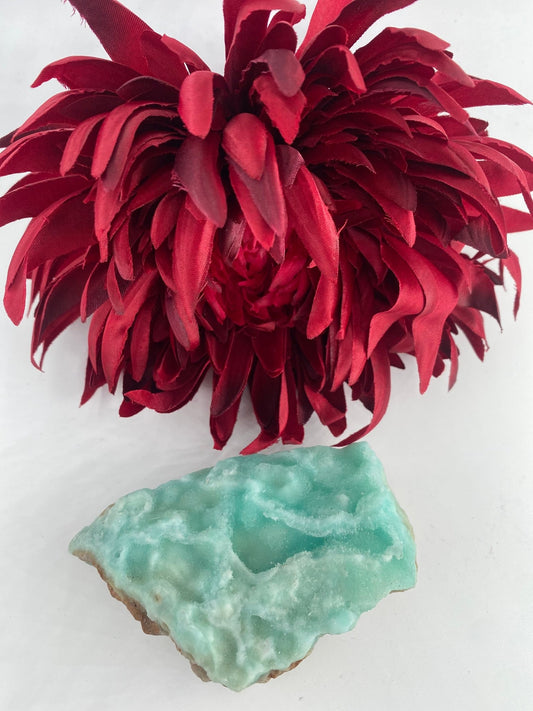 Polished Smithsonite featuring natural patterning and unique variations - Luna Panther alternate view