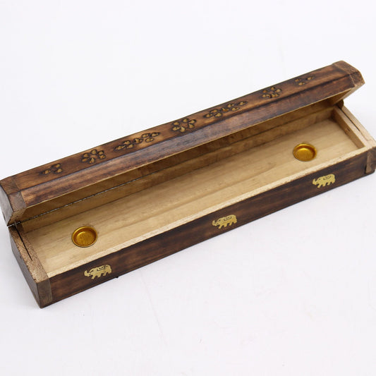 Smoke Boxes Natural Mango Wood - Luna Panther alternate view