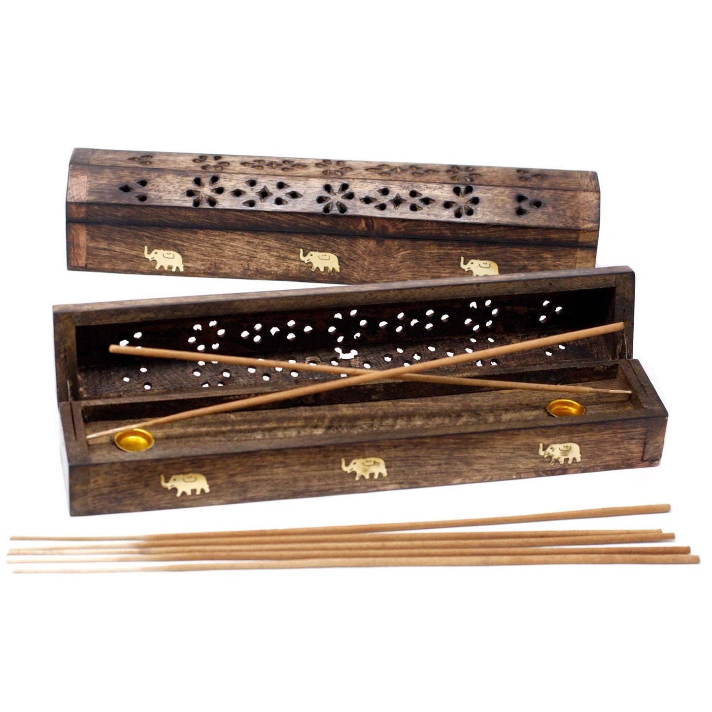 Smoke Boxes Natural Mango Wood - Luna Panther