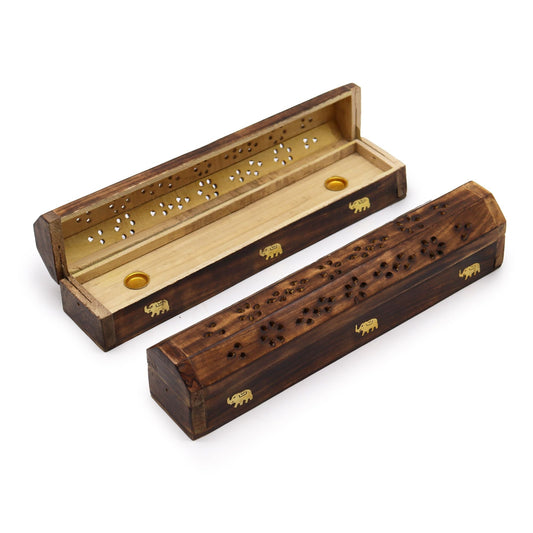Smoke Boxes Natural Mango Wood - Luna Panther