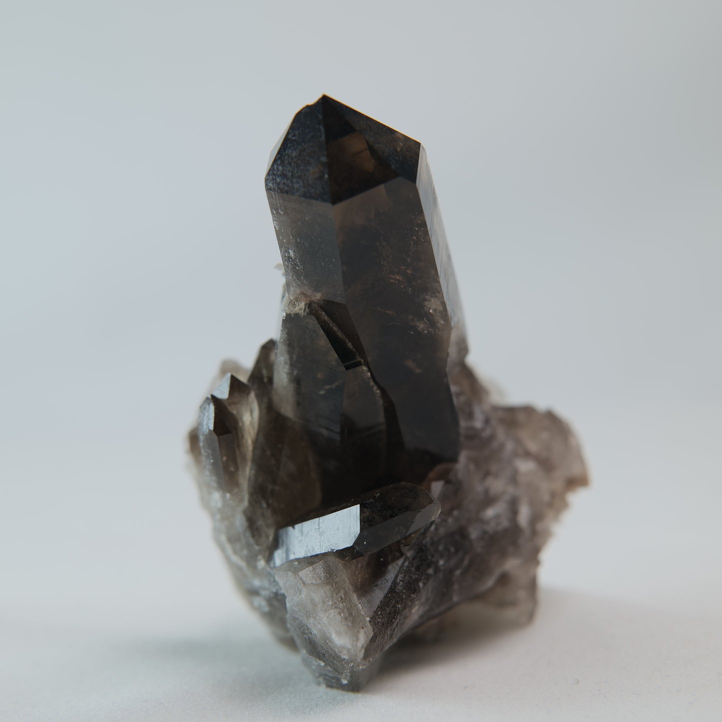 Smoky Quartz Cluster 131g natural point detail