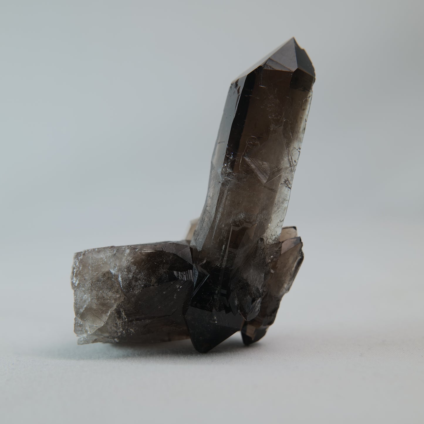 Smoky Quartz Cluster 190g side view