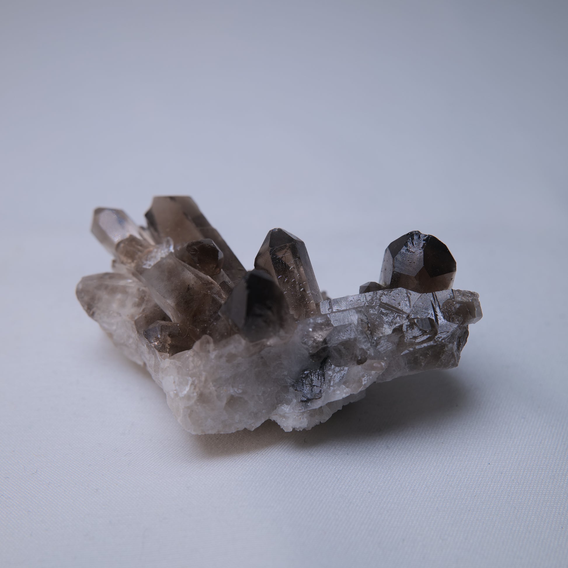 Smoky Quartz Cluster 63g reverse view