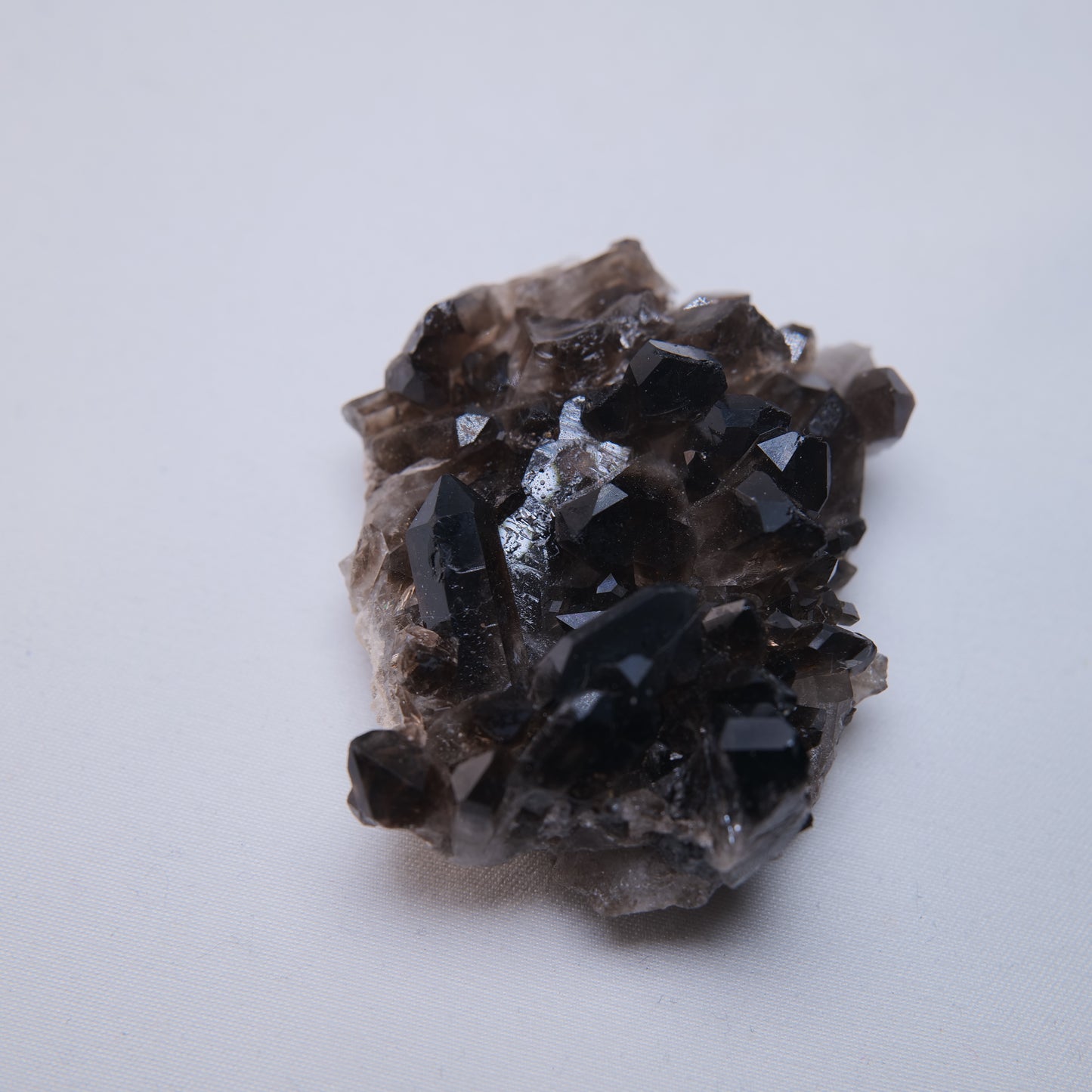 Smoky Quartz Cluster 64g crystal detail