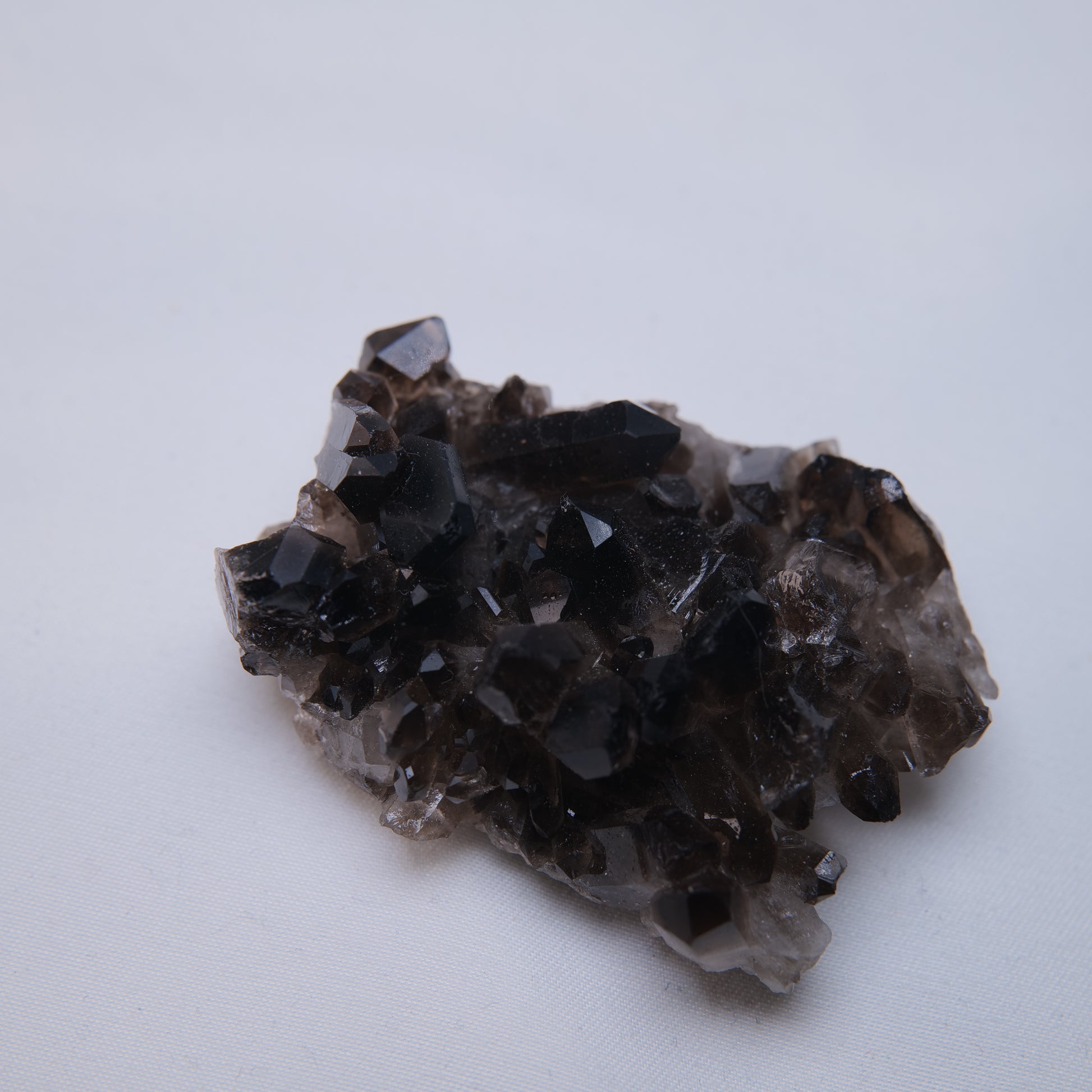 Smoky Quartz Cluster 64g front view
