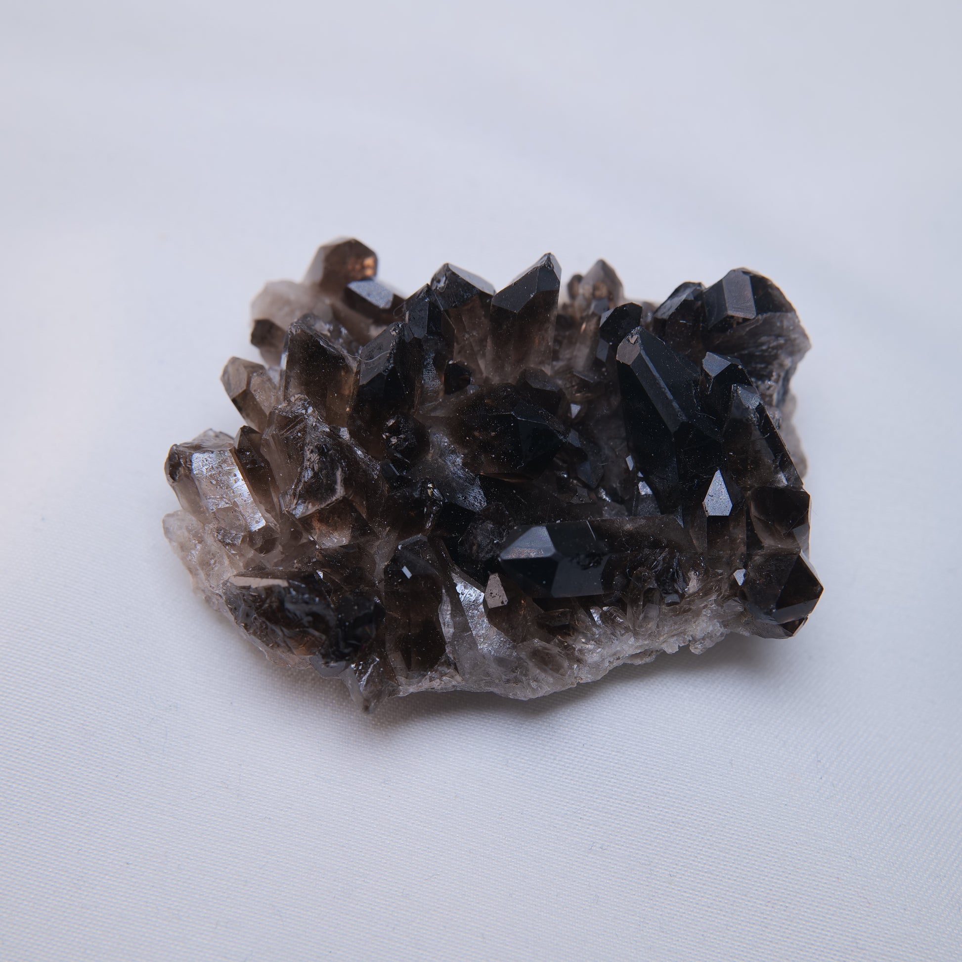 Smoky Quartz Cluster 64g reverse view
