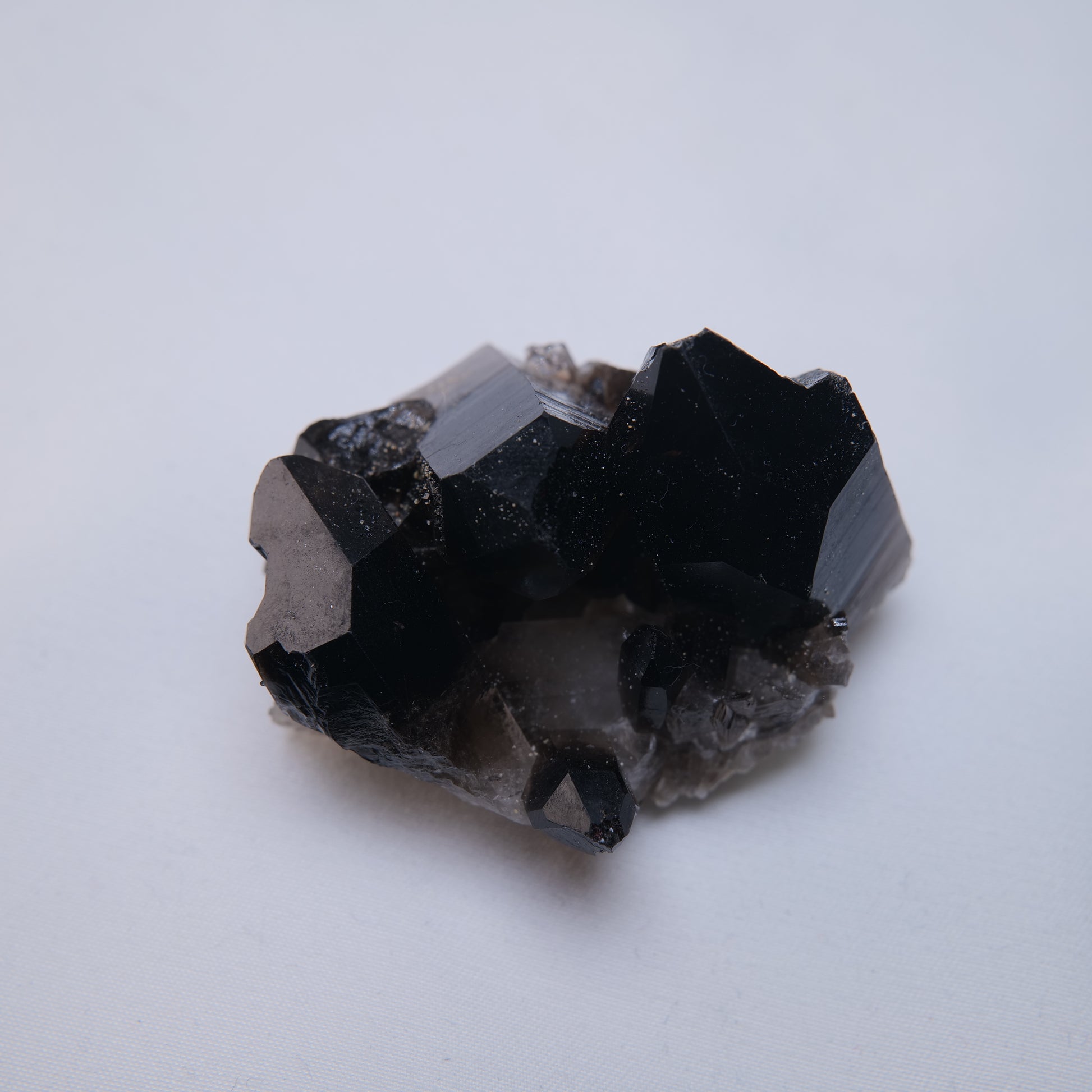 Smoky Quartz Cluster 68g crystal detail