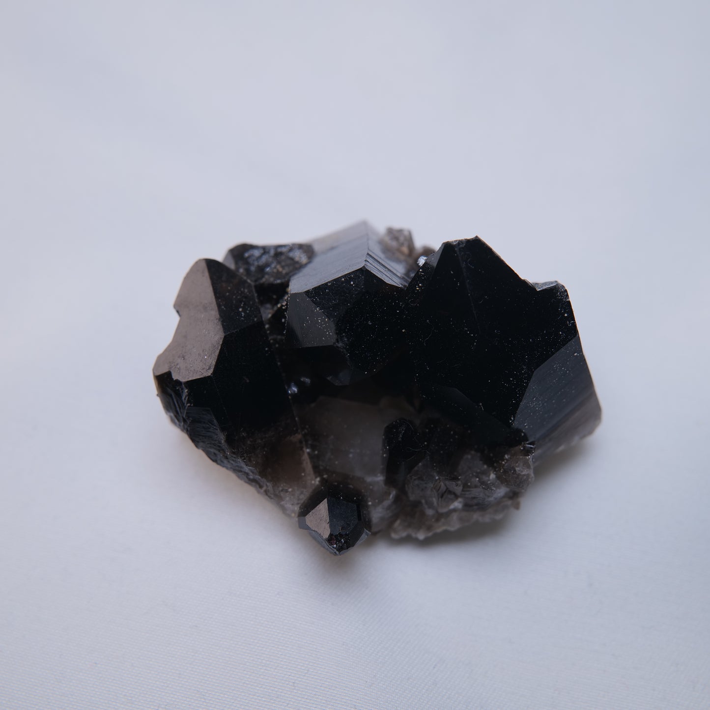 Smoky Quartz Cluster 68g front view