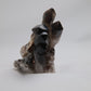 Smoky Quartz Cluster 86g back view