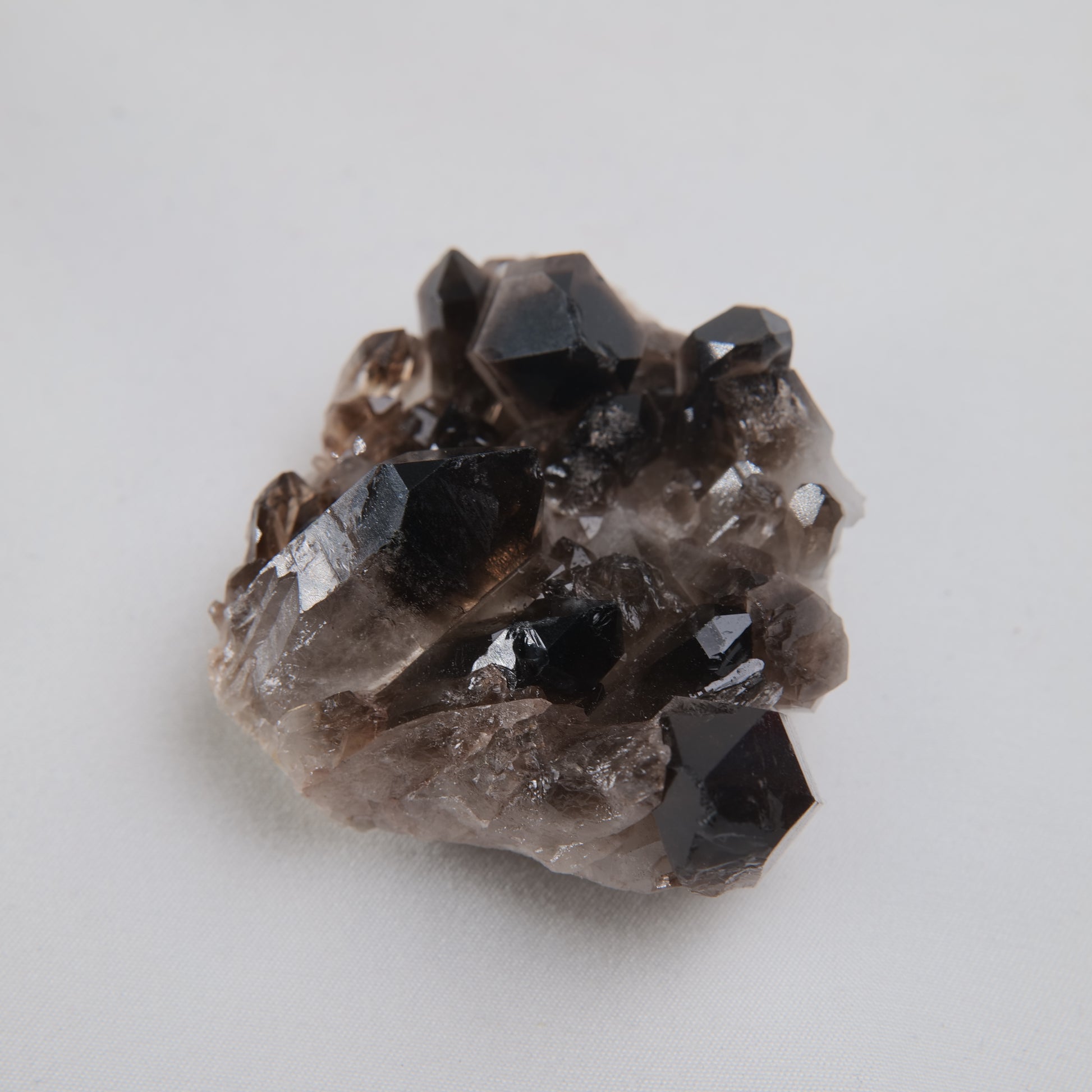 Smoky Quartz Cluster 91g angle three