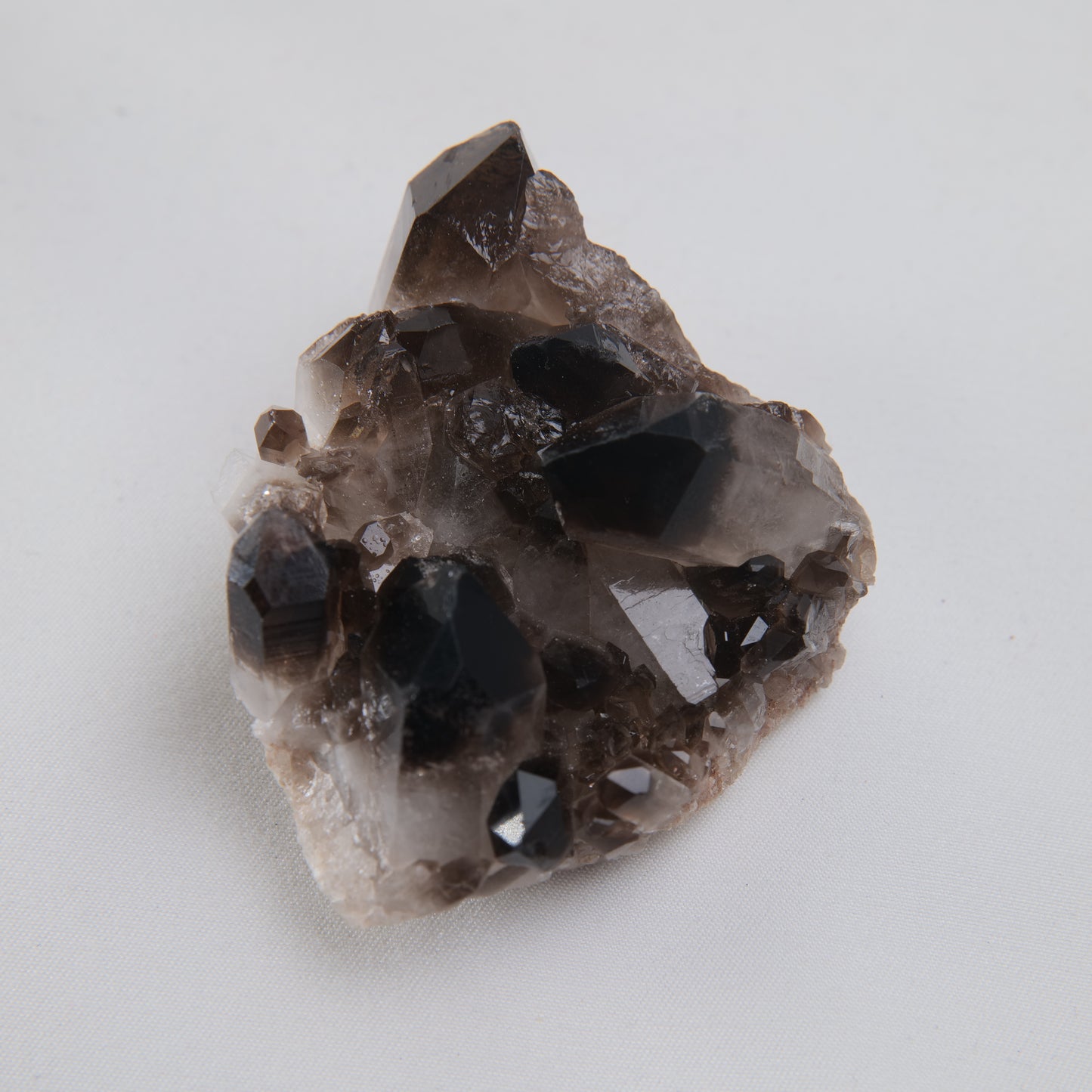 Smoky Quartz Cluster 91g back view