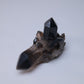 Smoky Quartz Cluster on Matrix 28.6g side view