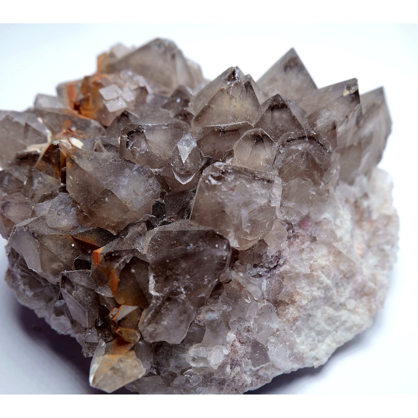Smoky Quartz Crystal Cluster - 446g - Luna Panther