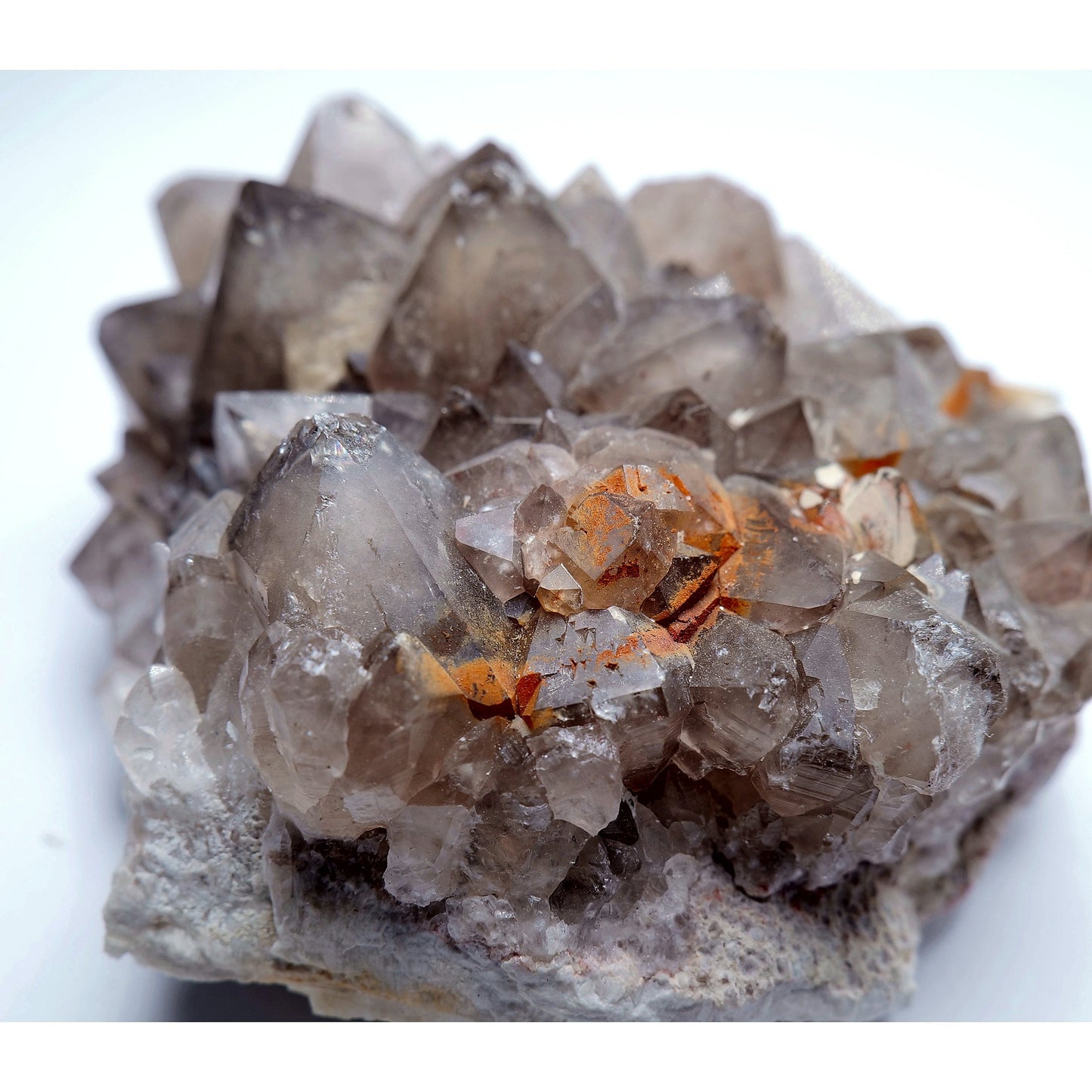 Smoky Quartz Crystal Cluster - 446g - Luna Panther