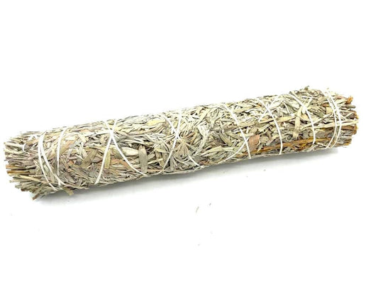Polished Smudge Stick - Blue Sage 22.5 cm featuring natural patterning and unique variations - Luna Panther