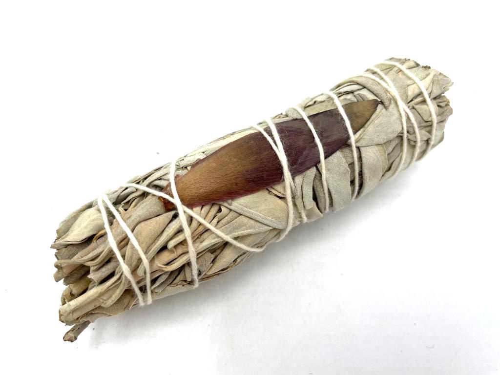 Polished Smudge Stick - Dream Sage 10cm featuring natural patterning and unique variations - Luna Panther