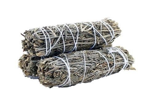 Polished Smudge Stick - Lavender Sage 10cm featuring natural patterning and unique variations - Luna Panther