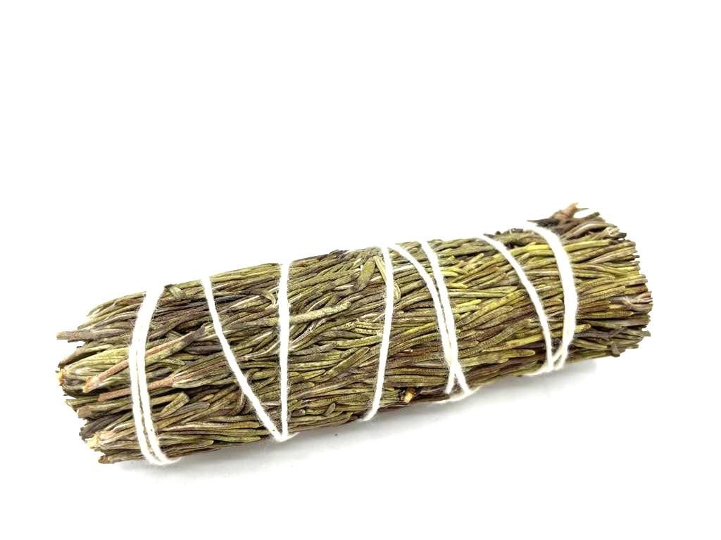 Polished Smudge Stick - Romero Sage 10 cm featuring natural patterning and unique variations - Luna Panther