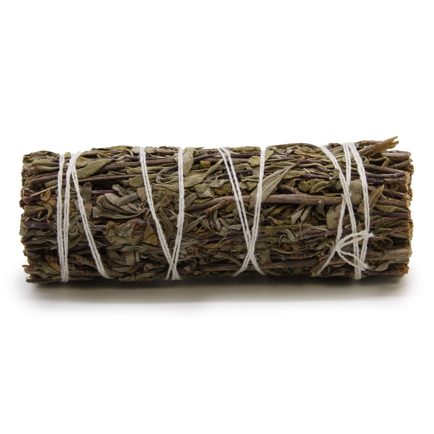 Polished Smudge Stick - Royal Sage 10cm featuring natural patterning and unique variations - Luna Panther