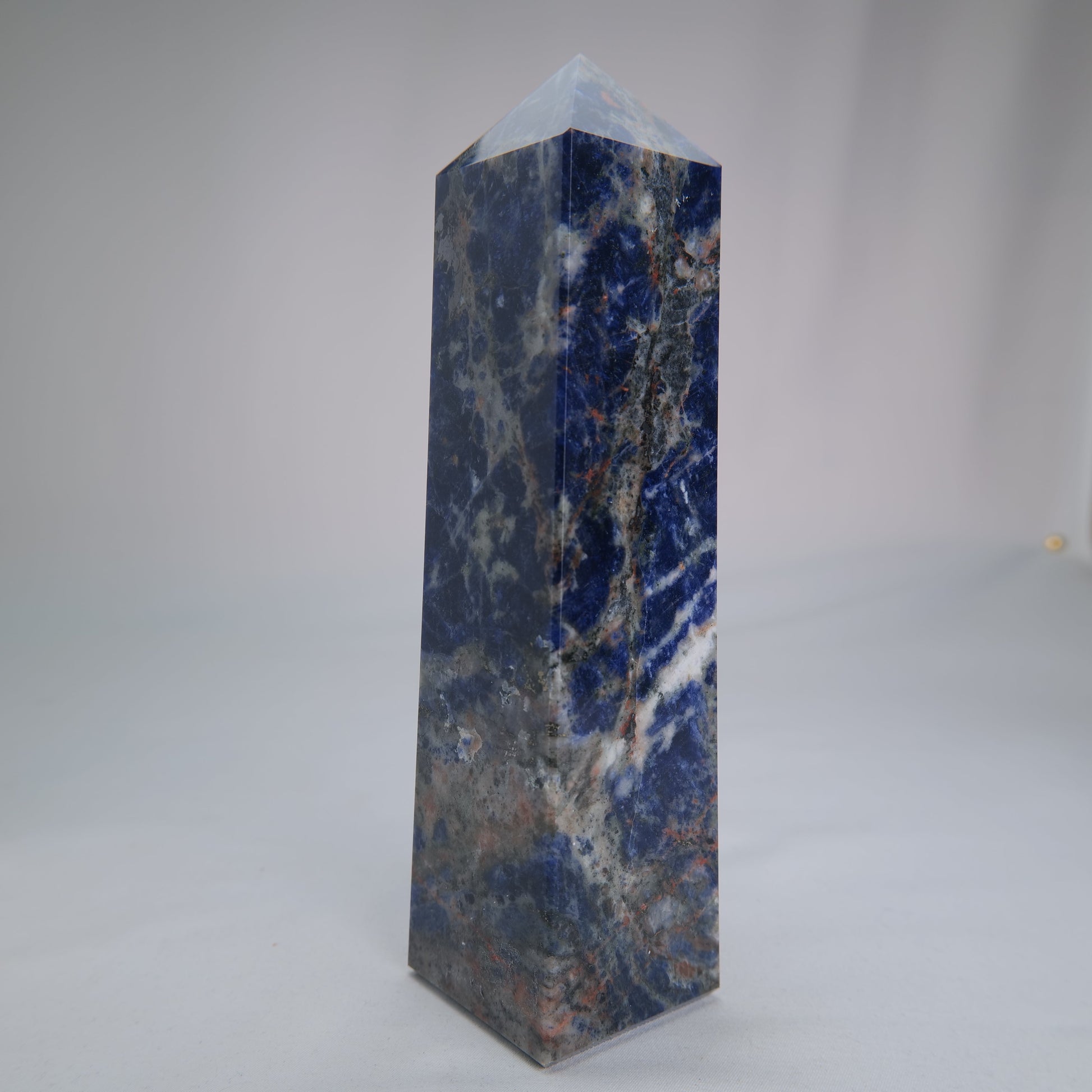Sodalite Crystal Tower - 1004g - Luna Panther
