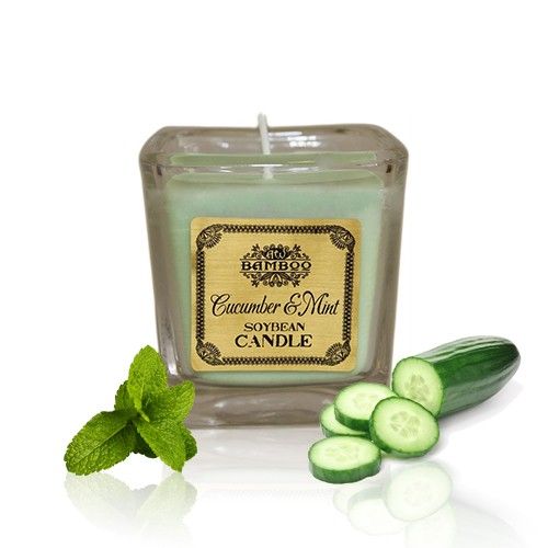 Soybean Jar Candles - Cucumber & Mint - Luna Panther