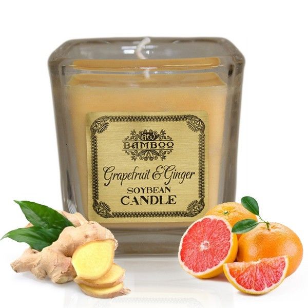 Soybean Jar Candles - Grapefruit & Ginger - Luna Panther
