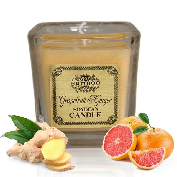 Soybean Jar Candles - Grapefruit & Ginger - Luna Panther