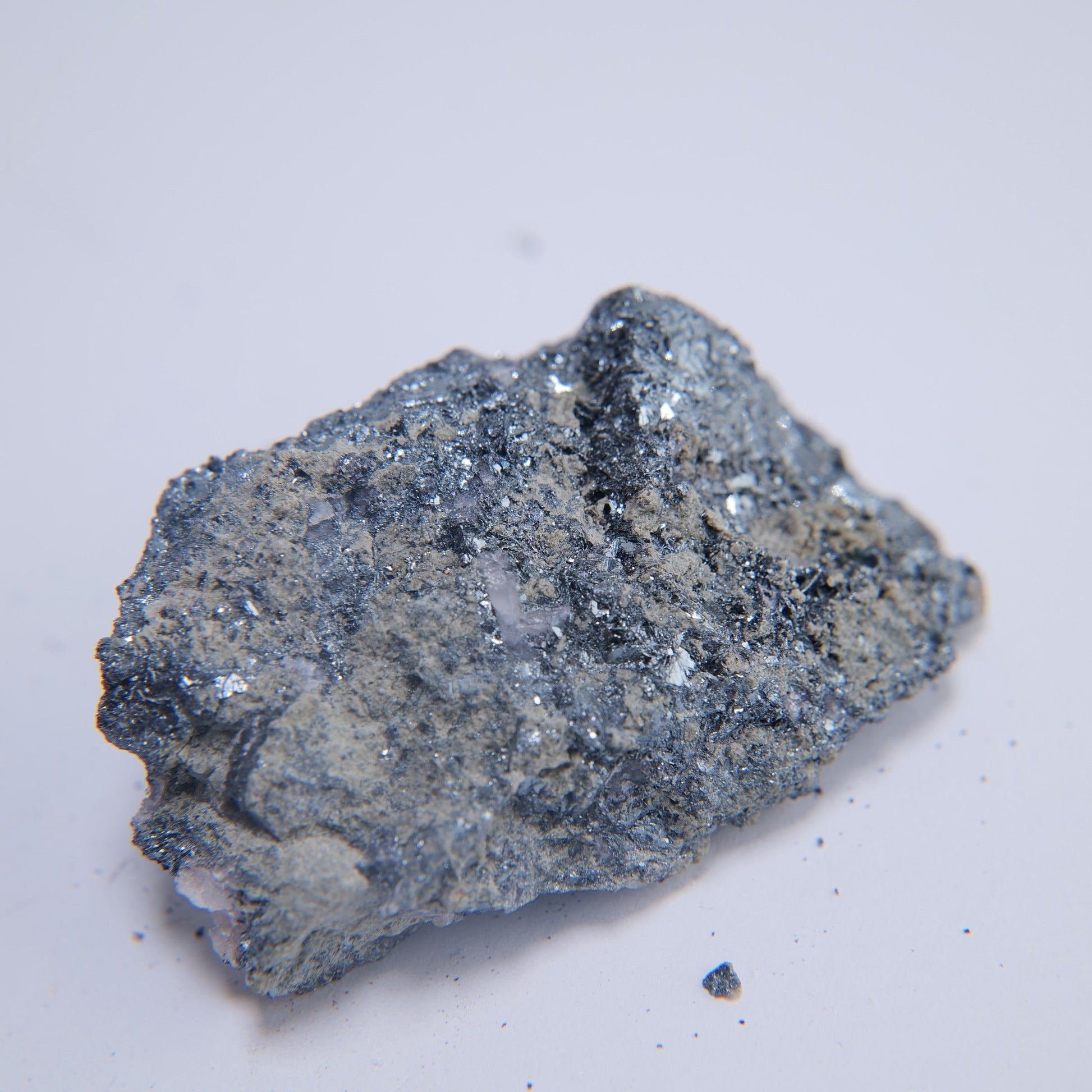 Specular Hematite & Quartz from Birch Tor & Vitifer Mine, Devon - 86.94g - Luna Panther