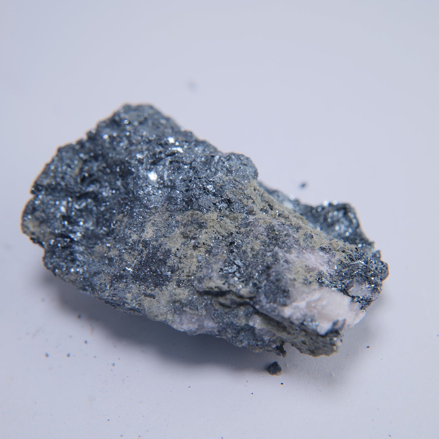 Specular Hematite & Quartz from Birch Tor & Vitifer Mine, Devon - 86.94g - Luna Panther