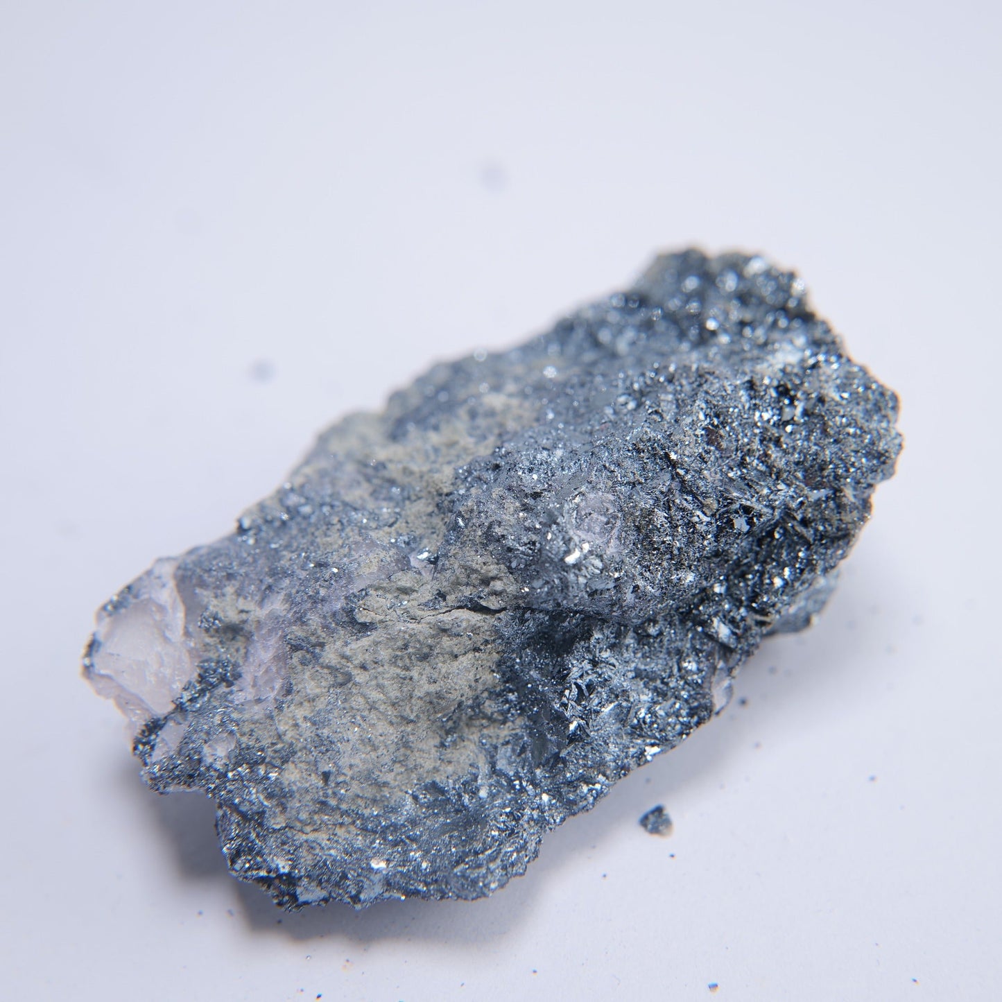 Specular Hematite & Quartz from Birch Tor & Vitifer Mine, Devon - 86.94g - Luna Panther