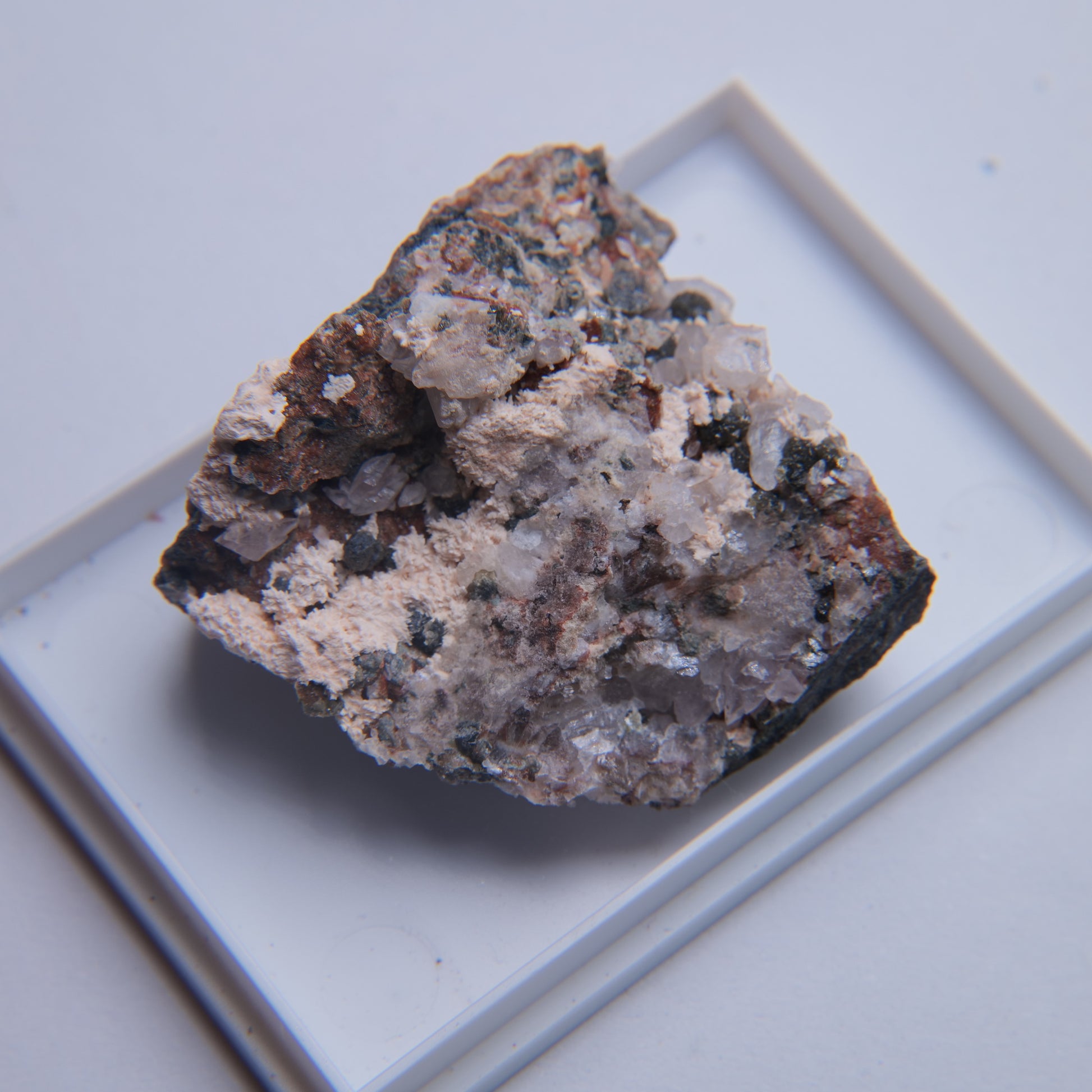 Sphalerite, Baryte & Calcite from Judkins Quarry, Nuneaton, Warwickshire - 20.68g