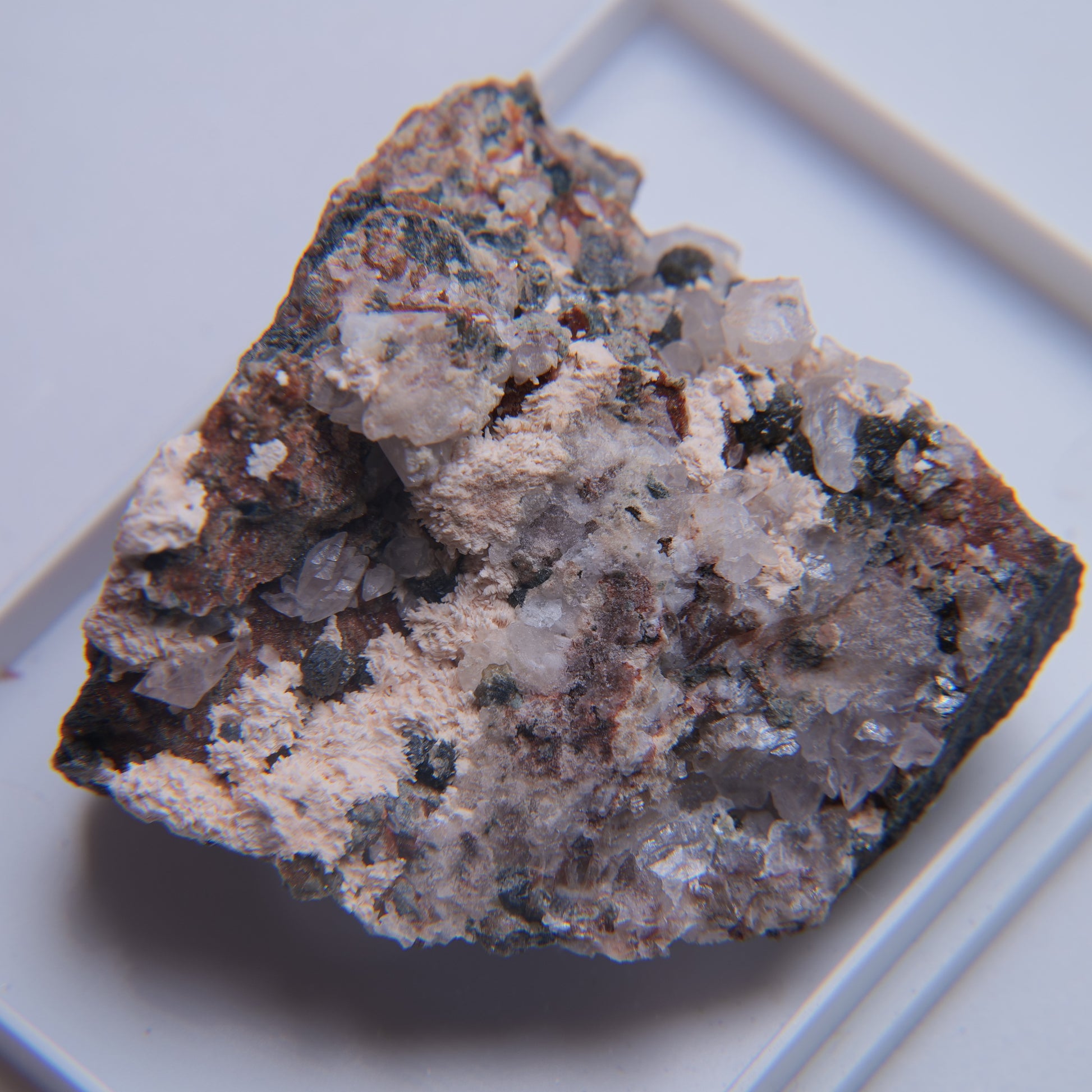 Sphalerite, Baryte & Calcite from Judkins Quarry, Nuneaton, Warwickshire - 20.68g