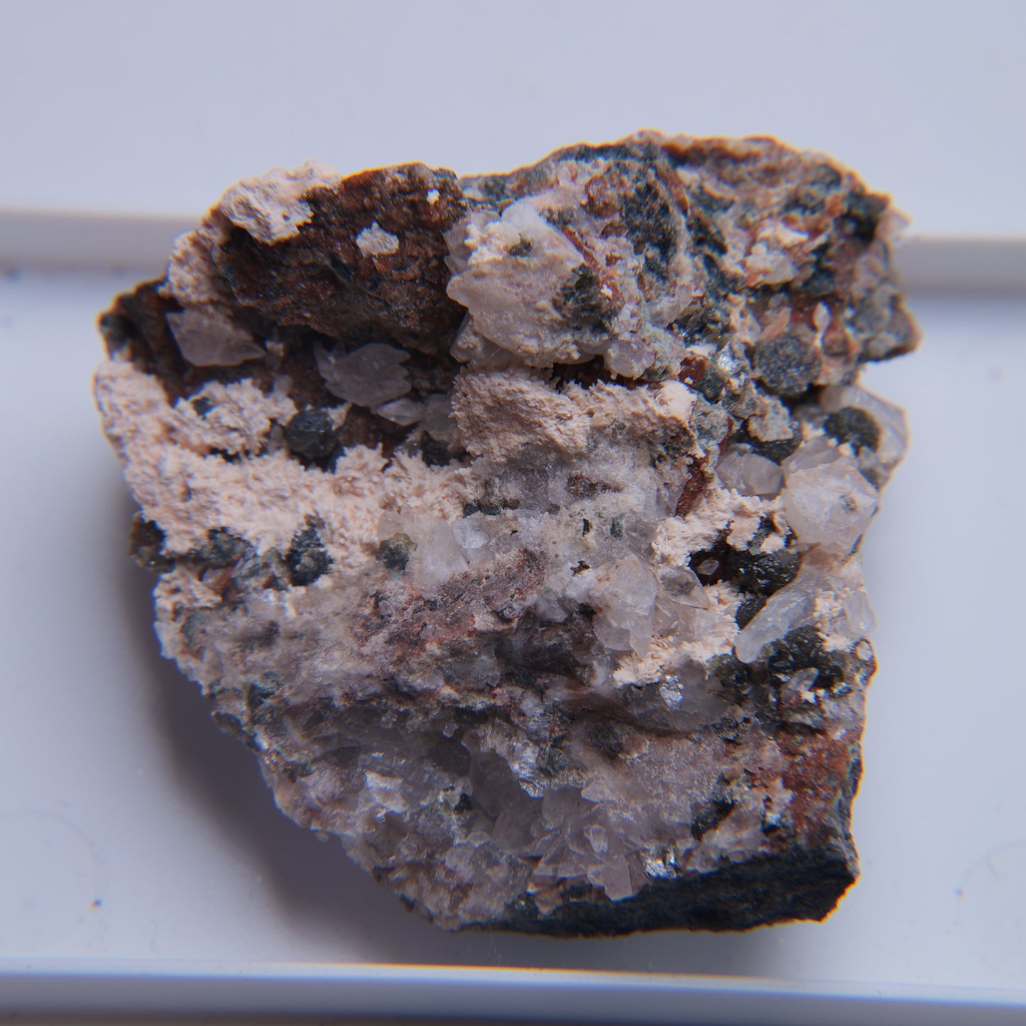 Sphalerite, Baryte & Calcite from Judkins Quarry, Nuneaton, Warwickshire - 20.68g