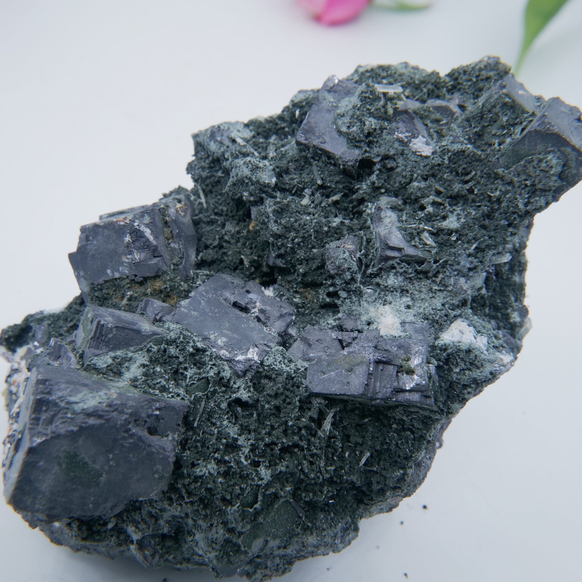 Sphalerite, Galena & Epidote Specimen — 559g - Luna Panther